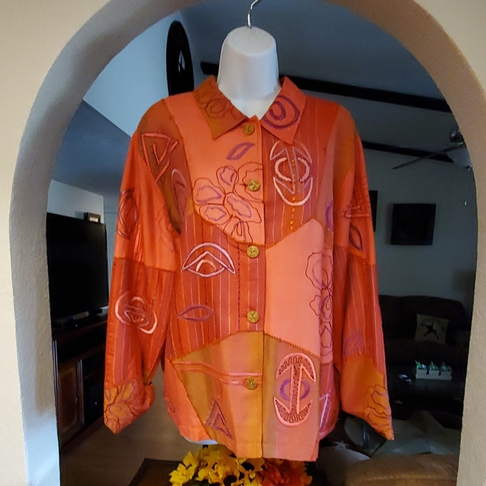 Cold water creek button down ,long sleeve top